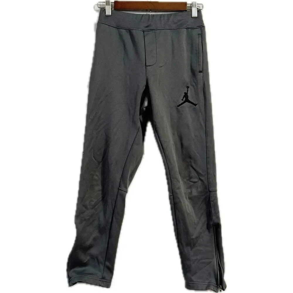 Nike air‎ Jordan youth size, large drawstring, joggers with ankle zip ￼